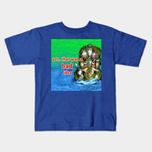 bad idea dnd dwarf Kids T-Shirt